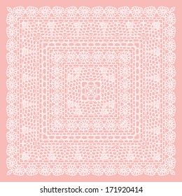 Lacy vintage background. Vector illustration.