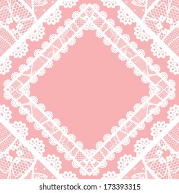 Lacy vintage background. Vector illustration.