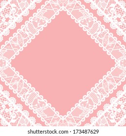 Lacy vintage background. Vector illustration.