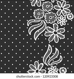 Lacy vintage gentle vector background. Seamless pattern.