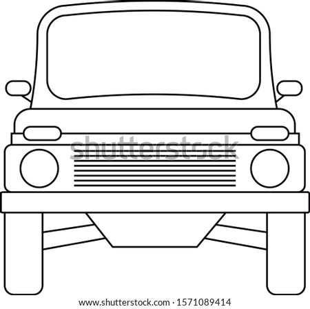 Lada Niva vector 4x4, Old car russian, lada 2121