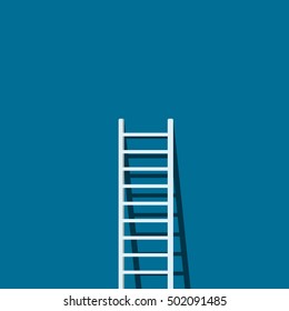 Ladder against the wall