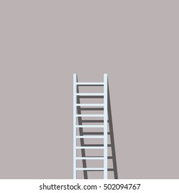 Ladder against the wall