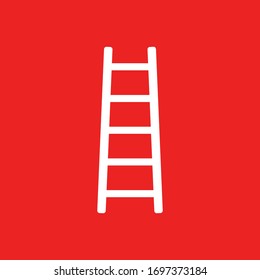 Ladder and background as icon