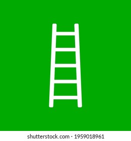 Ladder and background as icon