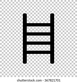 ladder  - black vector icon