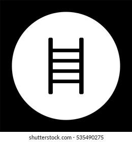 ladder  - black vector icon