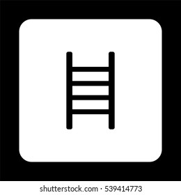 ladder  - black vector icon