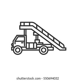 ladder car for aircraft
