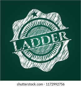Ladder chalkboard emblem