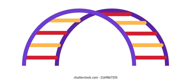 Ladder Children Playground icon. Vector illustration