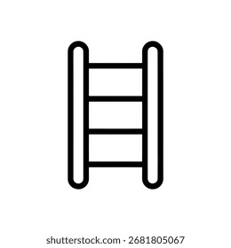 Leiter Kletterlinie Symbol Vektor
