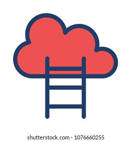  ladder cloud stairs 
