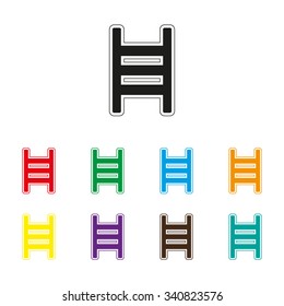 ladder - color vector icon