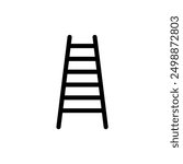 ladder concept line icon. Simple element illustration. ladder concept outline symbol design.