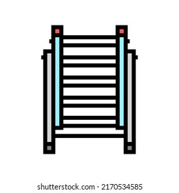 ladder equipment color icon vector. ladder equipment sign. isolated symbol illustration