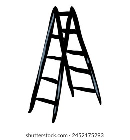 Ladder Hand Drawn Doodle Icon