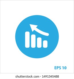 ladder icon with a blue circle