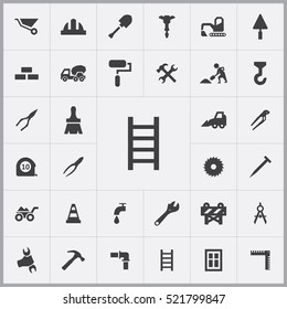 ladder icon. construction icons universal set for web and mobile