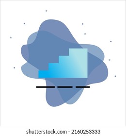 Ladder Icon Design, With Background
