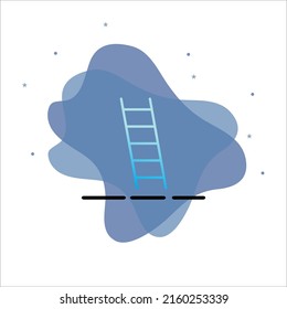 Ladder Icon Design, With Background
