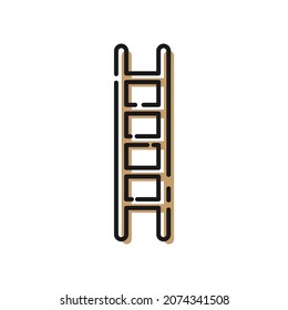 Ladder icon design template illustration vector