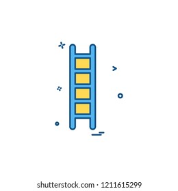 Ladder icon design vector