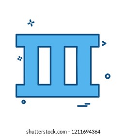 Ladder icon design vector 