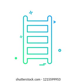 Ladder icon design vector