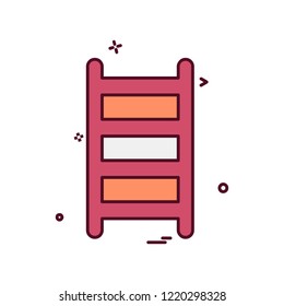 Ladder icon design vector