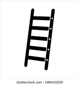 Ladder Icon, Ladder Equipment Vector Art Illustration