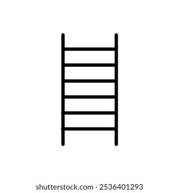 Ladder icon Flat art illustration in outline