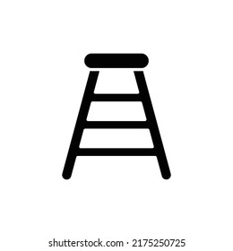 ladder icon flat style trendy stylist simple