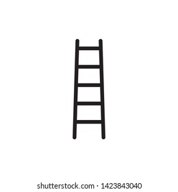 Ladder Icon Flat Vector Illustration - Vector