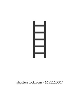 Ladder Icon Flat Vector Illustration