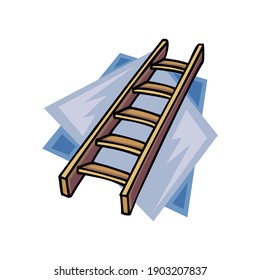 Ilustración de vectores planos de iconos de la dirección aislada en un fondo blanco en EPS10