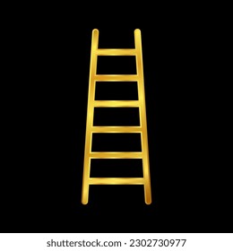 ladder icon in gold colored