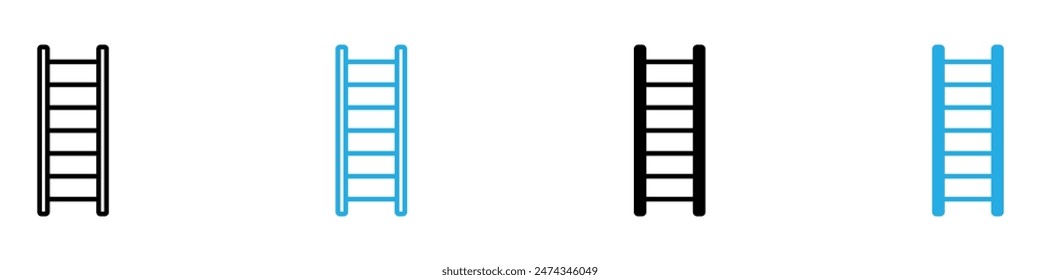 Icono de escalera ideal para proyectos de construcción y bricolaje