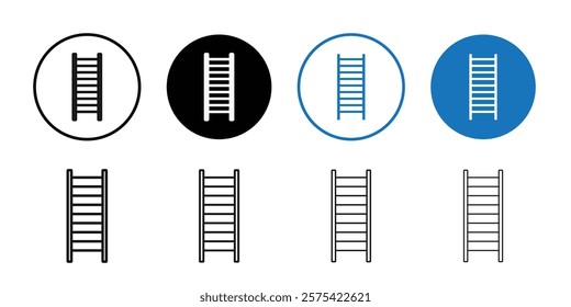 Ladder icon Isolated flat vector in outline