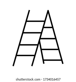ladder icon or logo isolated sign symbol vector illustration-high quality black style vector icons
