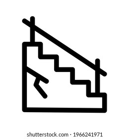 ladder icon or logo isolated sign symbol vector illustration - high quality black style vector icons
