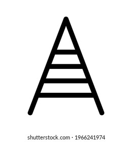 ladder icon or logo isolated sign symbol vector illustration - high quality black style vector icons

