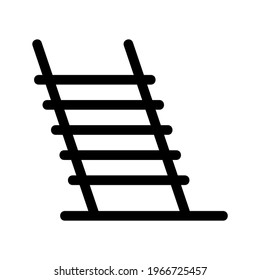 ladder icon or logo isolated sign symbol vector illustration - high quality black style vector icons
