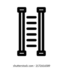 ladder icon or logo isolated sign symbol vector illustration - high quality black style vector icons
