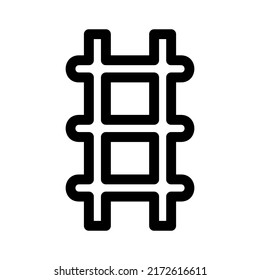 ladder icon or logo isolated sign symbol vector illustration - high quality black style vector icons
