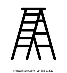 ladder icon or logo isolated sign symbol vector illustration - high quality black style vector icons
