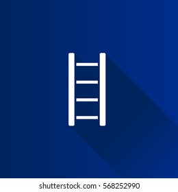 Ladder icon in Metro user interface color style. House maintenance equipment