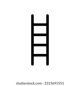 Ladder icon on white background.
