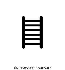 ladder icon on white background