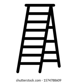 ladder icon outline vector design